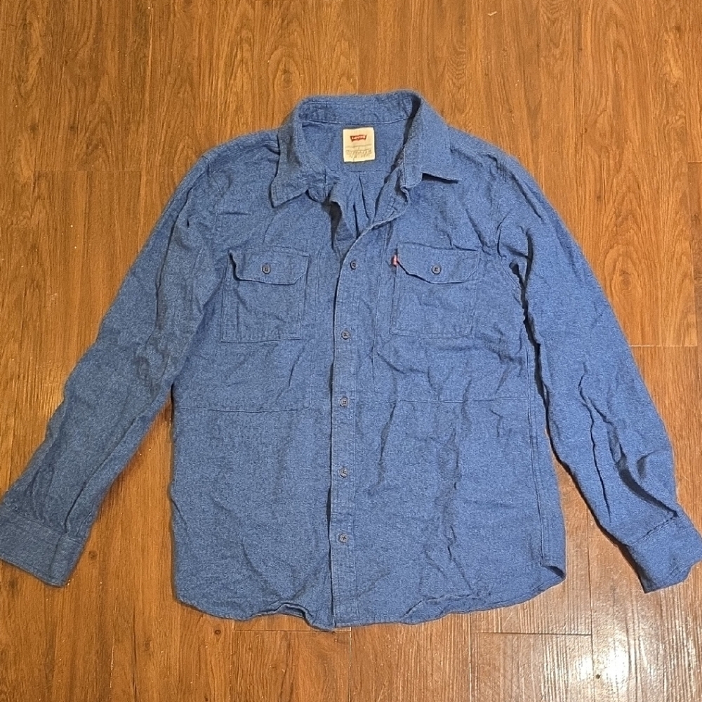Levi's Classic Blue Button Down Shirt